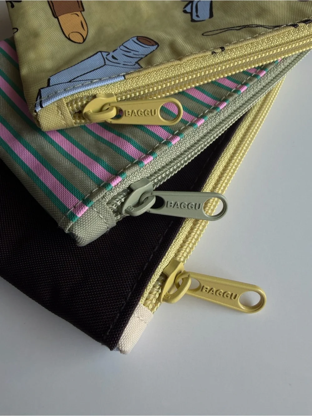 NWOT BAGGU Set of 3 SMALL SIZE Go Pouches